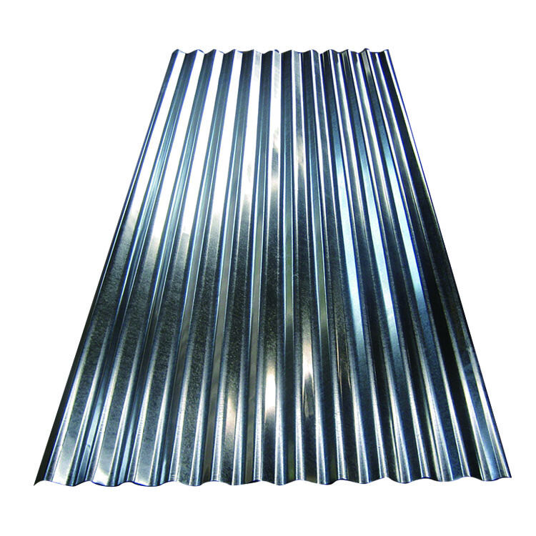 Galvanized corrugated steel sheet