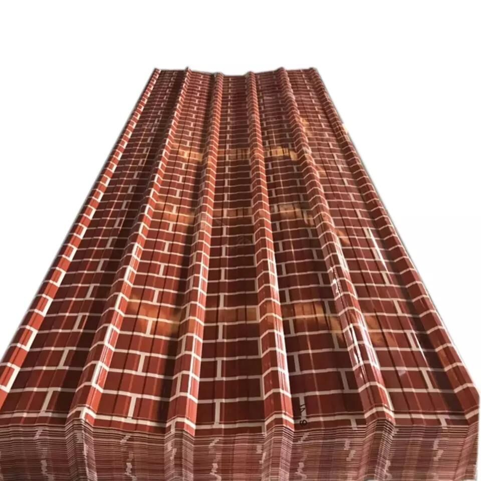 Corrugated steel roofing sheet