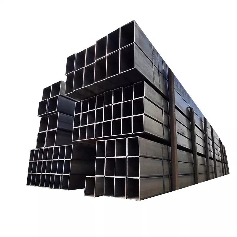 China Black Square Steel Pipe Square Tube Steel Pipe Hollow Black Square Tube Erw Pipe And Tube