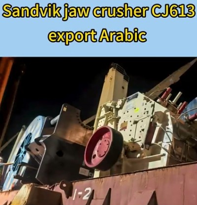 used sandvik jaw crusher CJ613 and impact Np1315 deliver