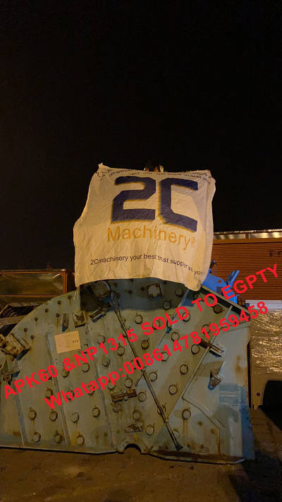 HAZEMAG APK60 AND METSO NP1315 SOLD