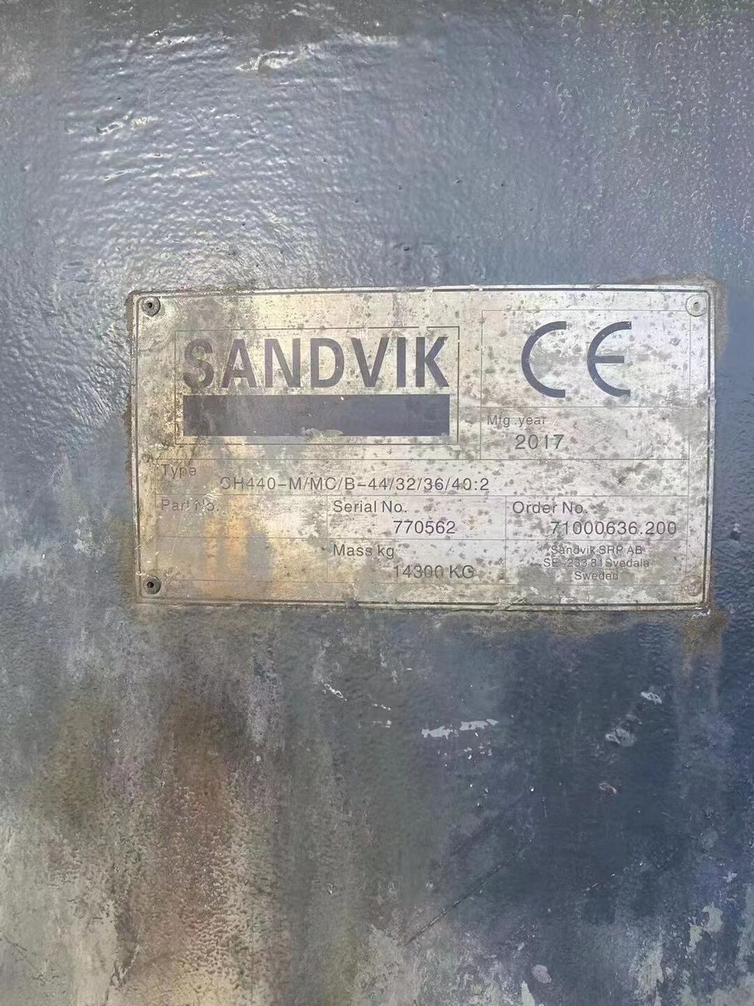 Sandvik cone Ch440 