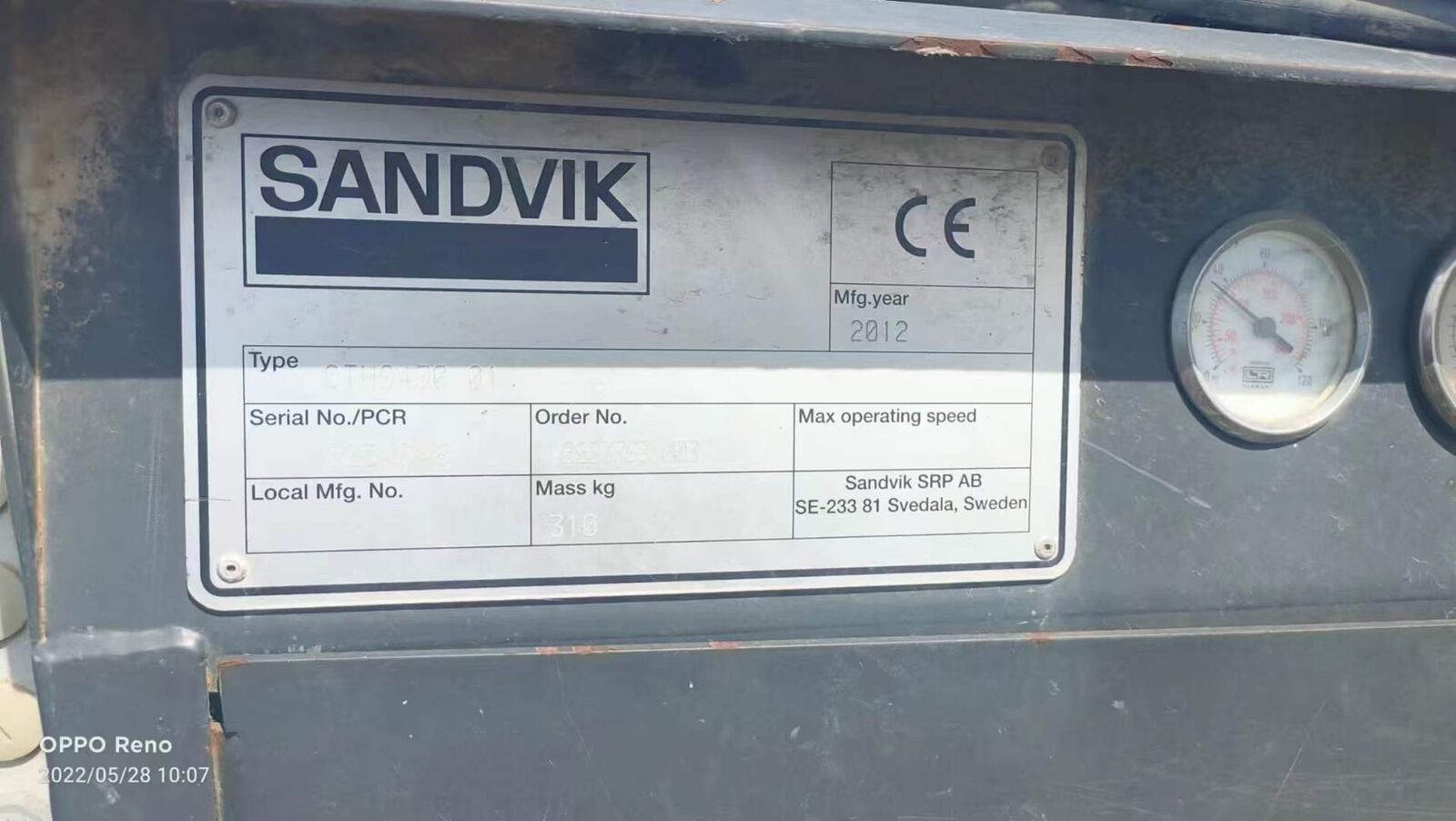 Sandvik Ch430 