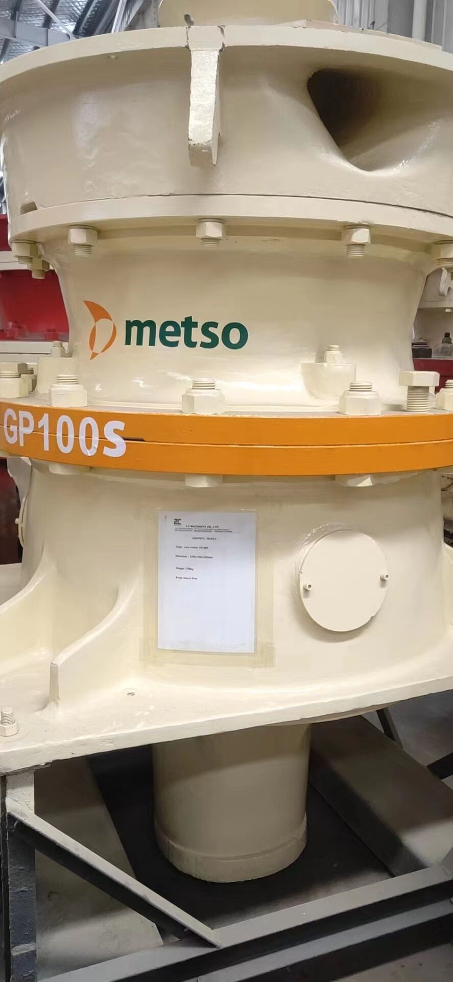 reconditioned metso Gp100S export to Peru with spare parts