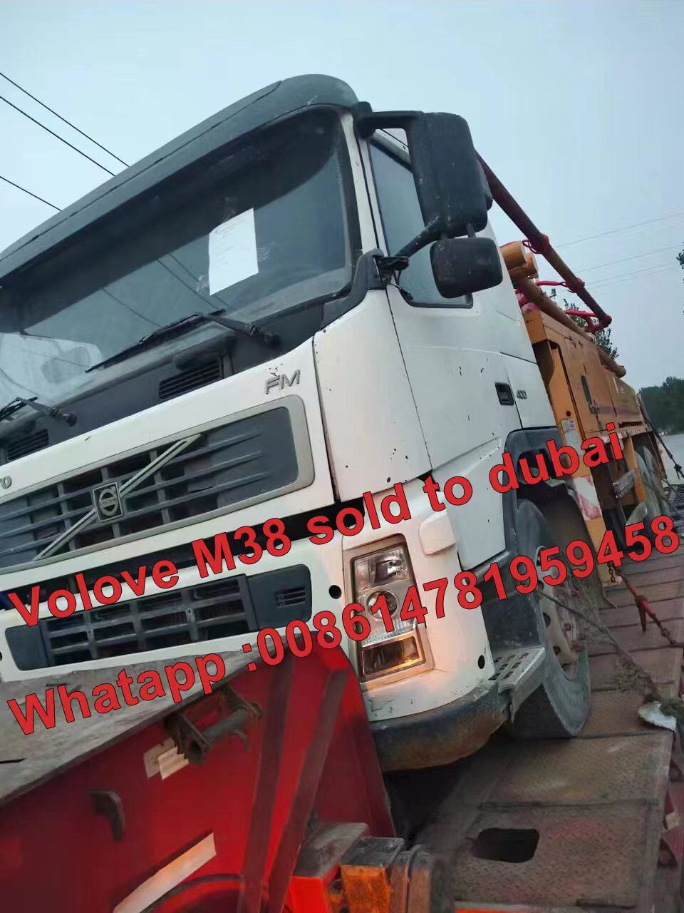 Putzmeister M38 sold to Dubai