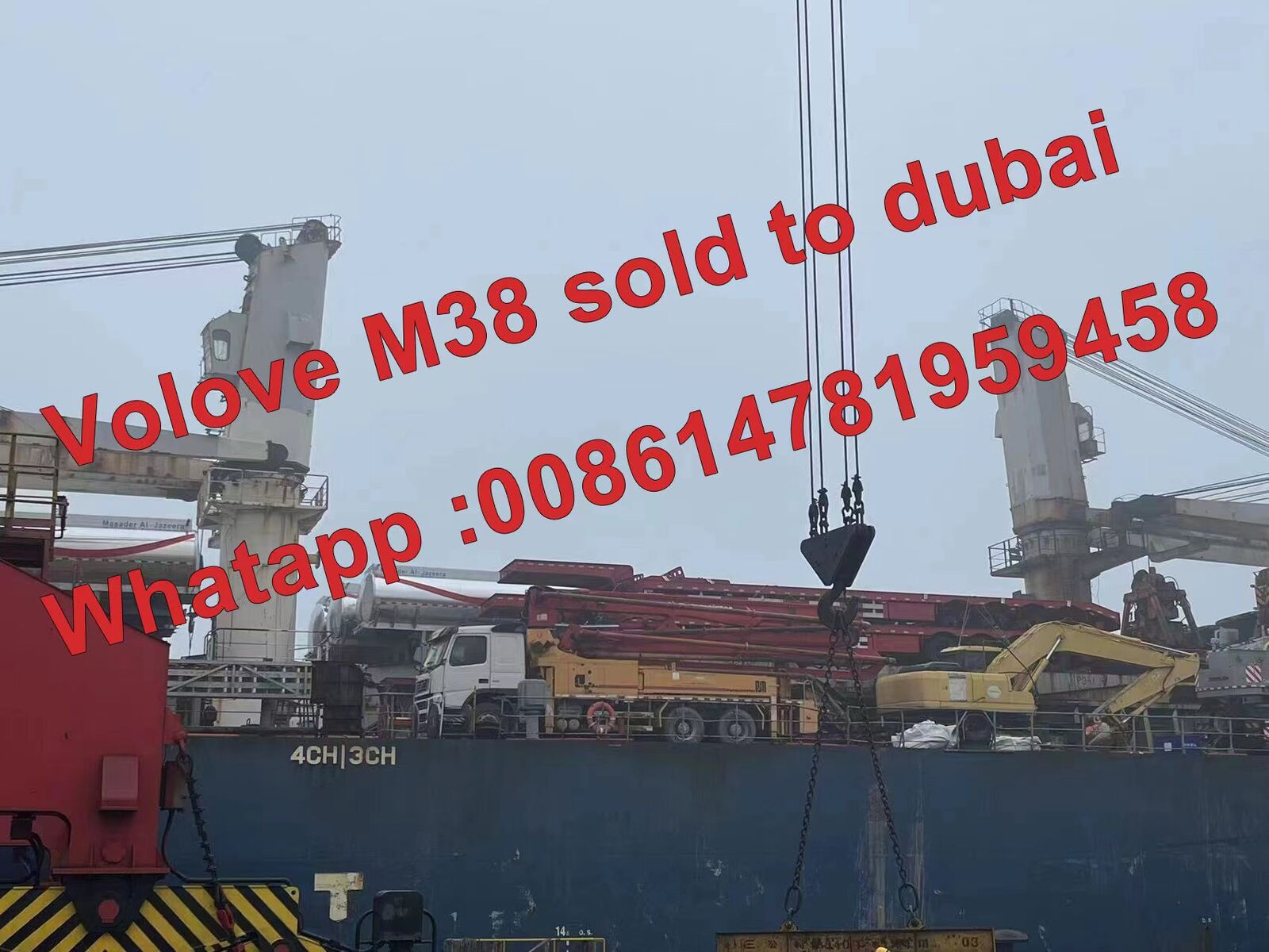 Putzmeister M38 sold to Dubai