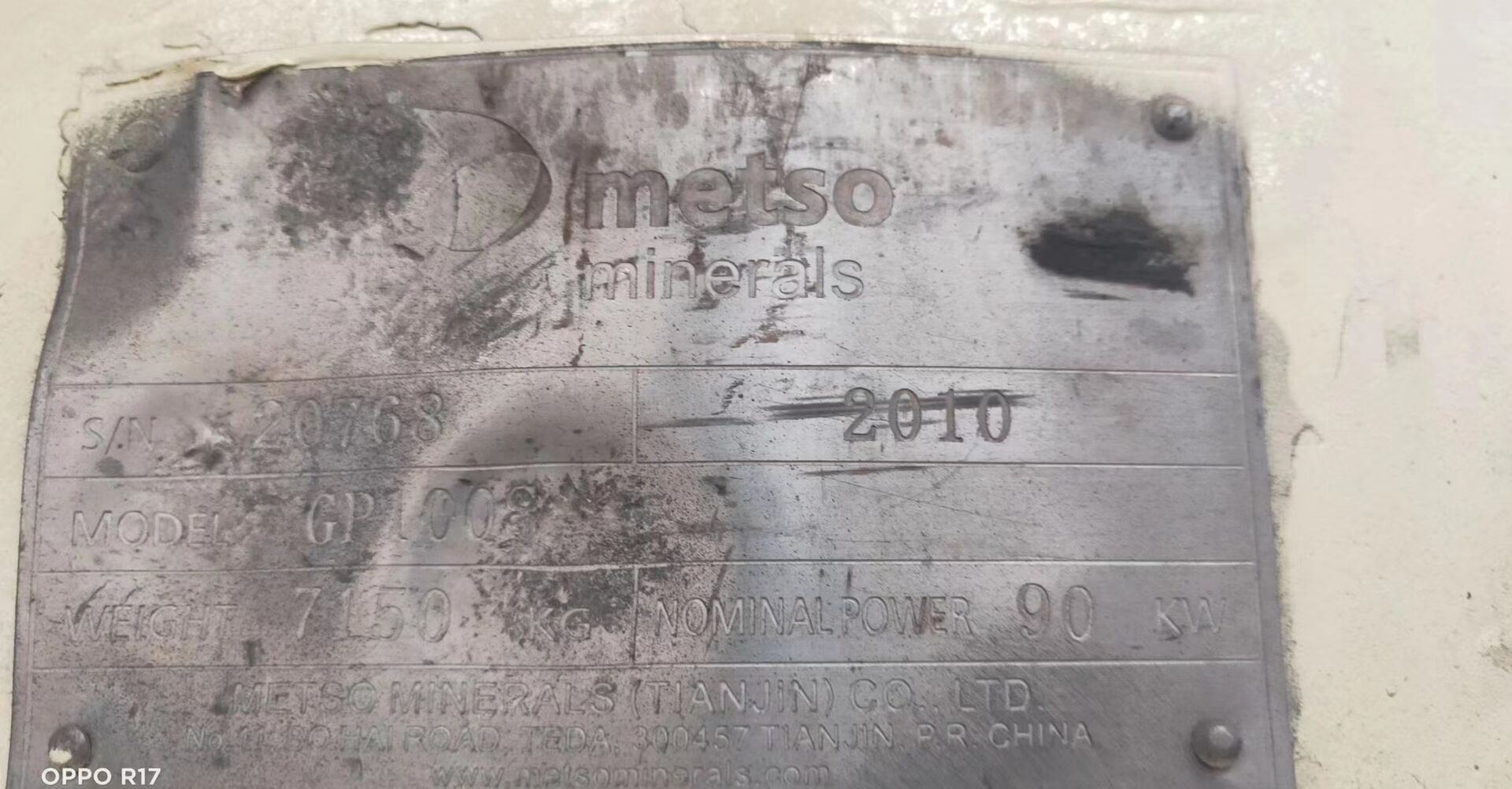 metso Gp100S   Year :2010