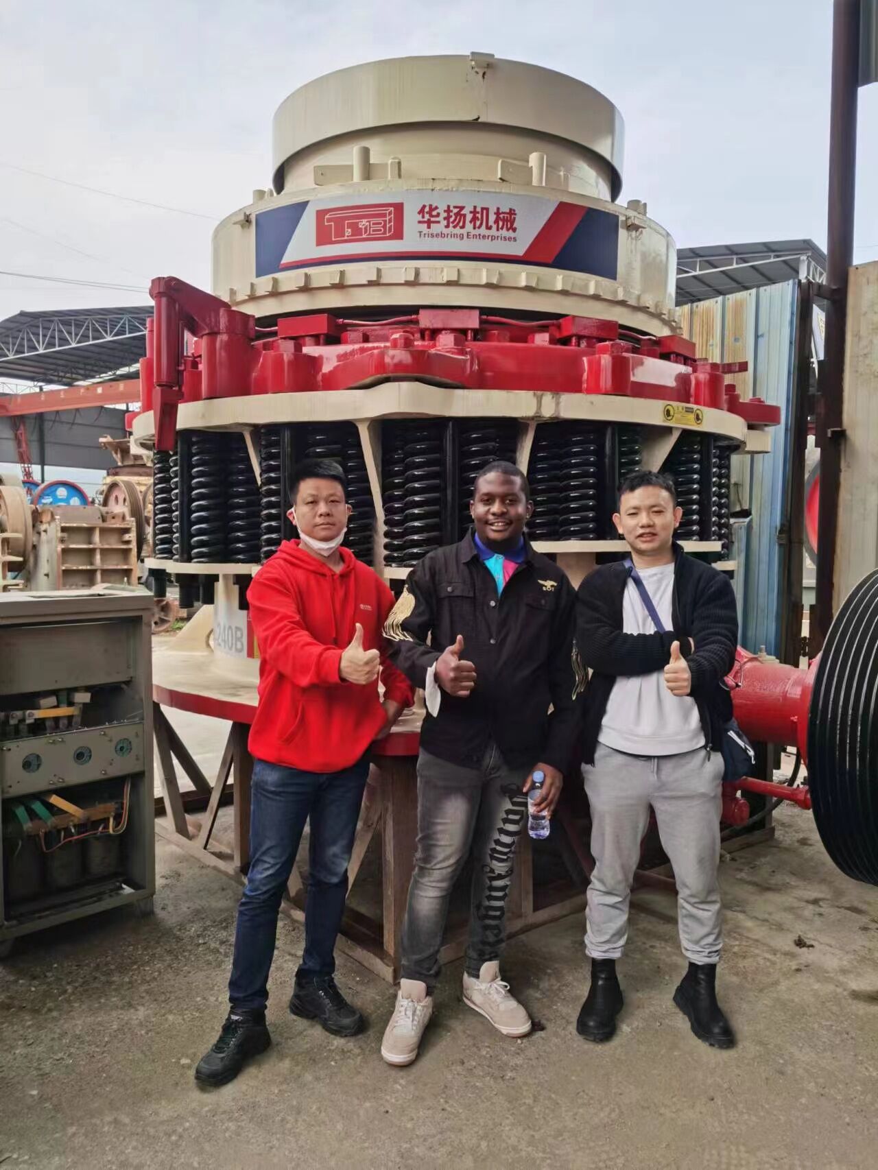 Kenya customer pay a visit to our factory