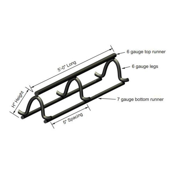 Continuous Mesh Chair Upper-Plain