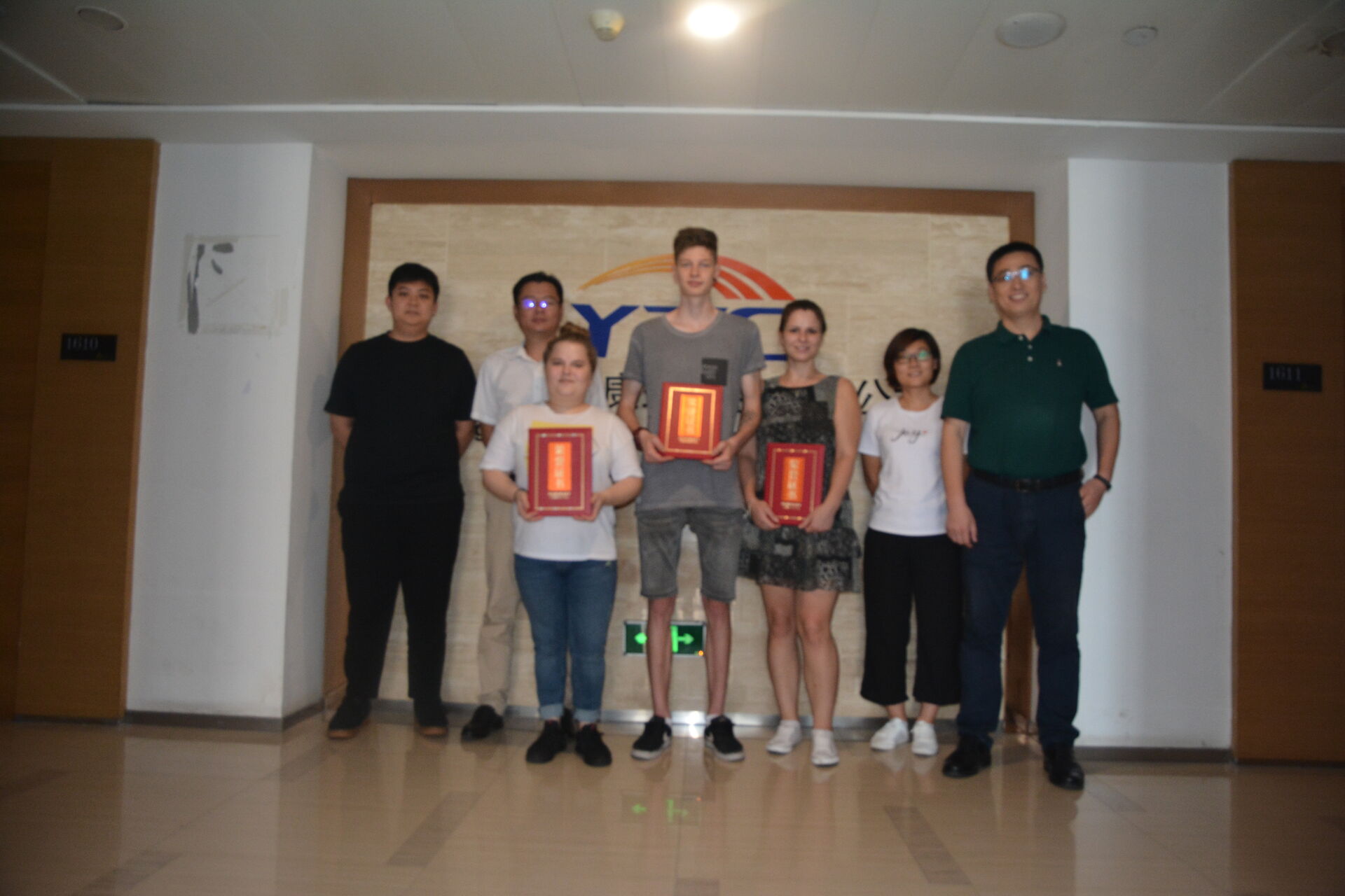 we set up scholarship to Shandong foreign trade university