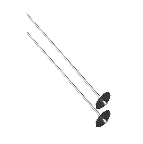 Fabric pin with washer