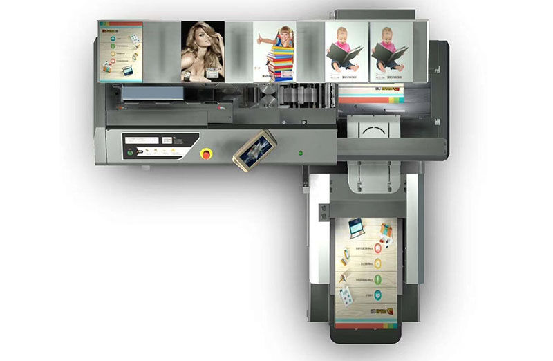 Máquina encoladora automática de tres rodillos de pegamento S10000 con pegamento lateral