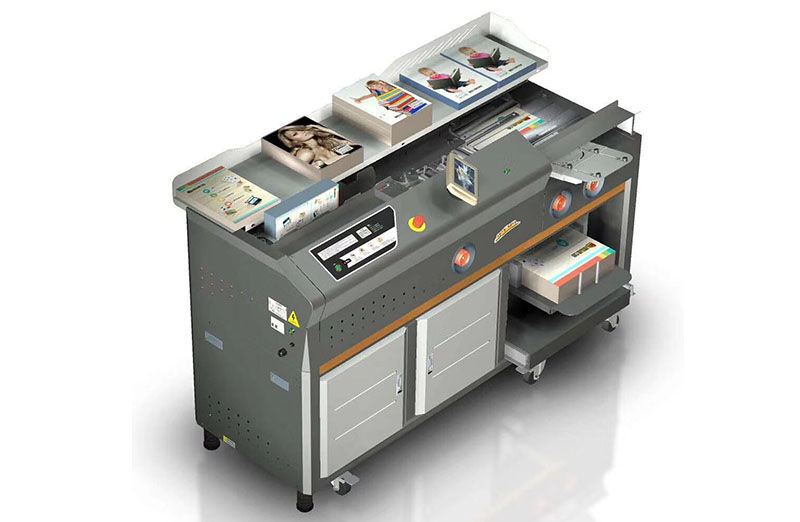 Máquina encoladora automática de tres rodillos de pegamento S10000 con pegamento lateral