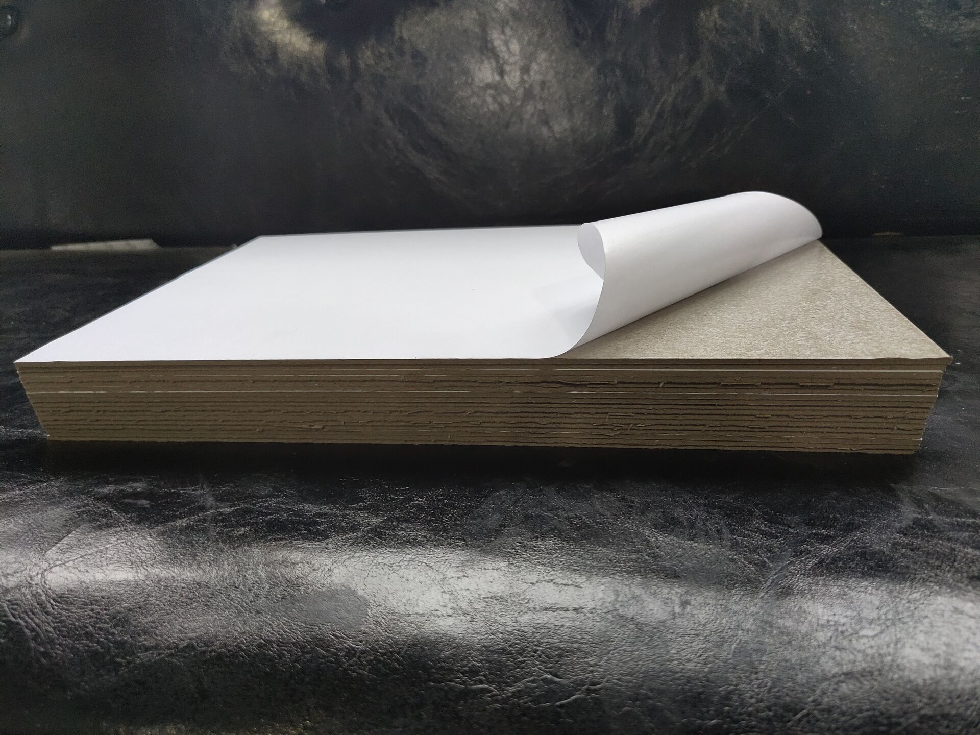 Álbum de fotos Montaje empotrado Hojas de montaje de cartón