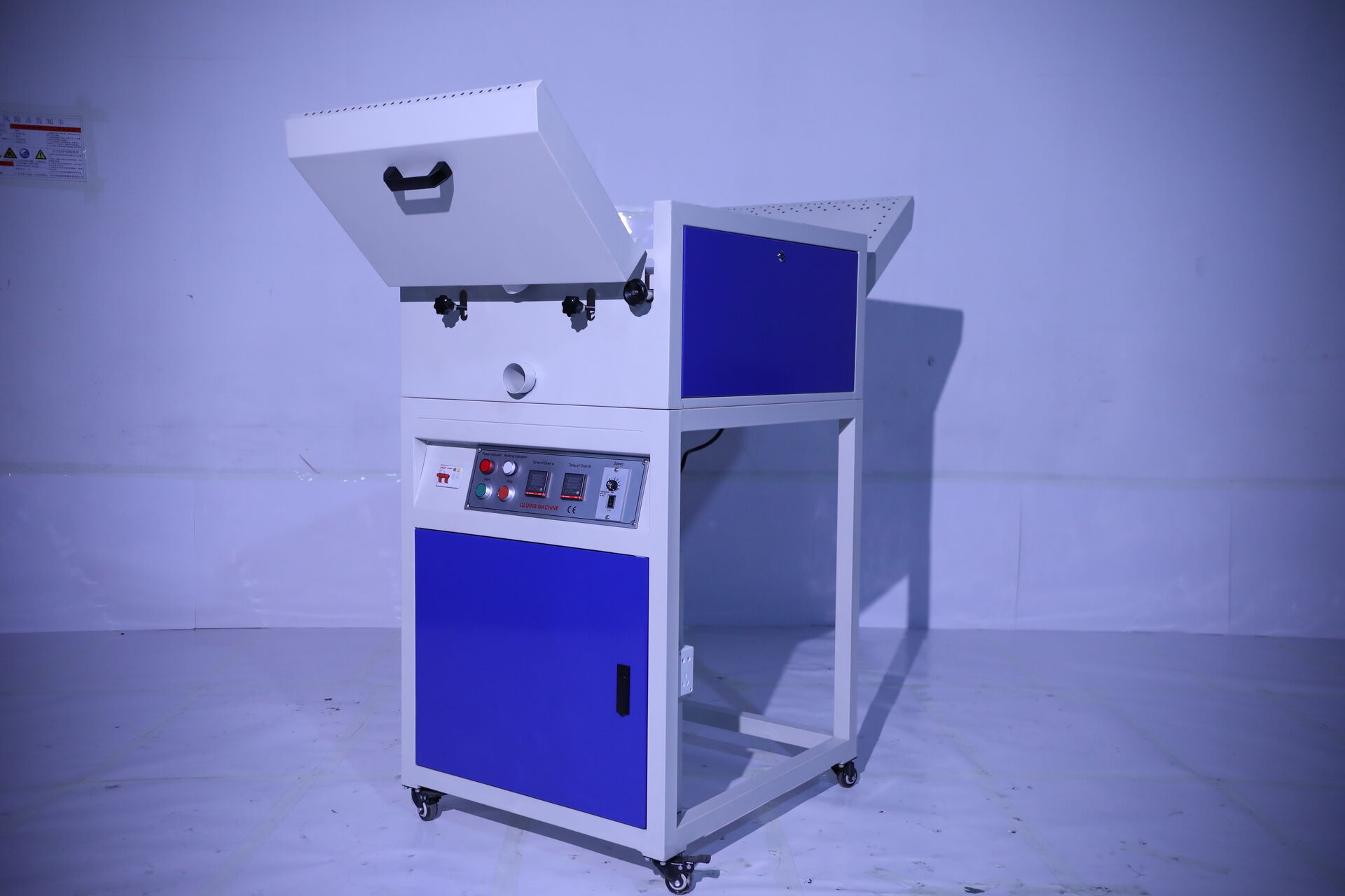 máquina encoladora de doble cara