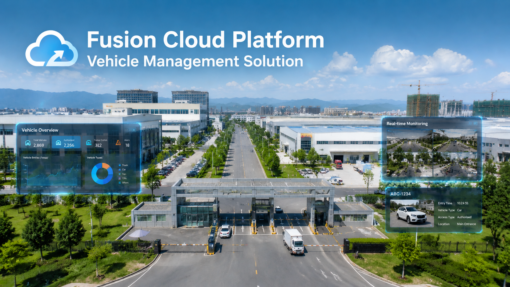 Fusion Cloud Platform Empowers the Smart Upgrade of Industrial Park Vehicle Supervision
