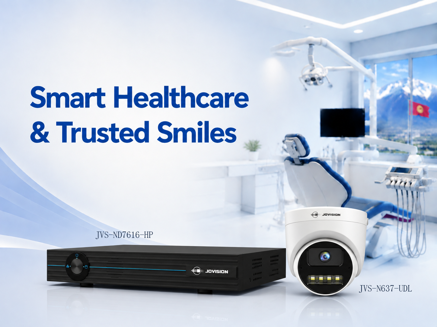 Smart Healthcare & Trusted Smiles: Jovision Empowers Security Upgrade for a Dental Clinic Chain in Kyrgyzstan