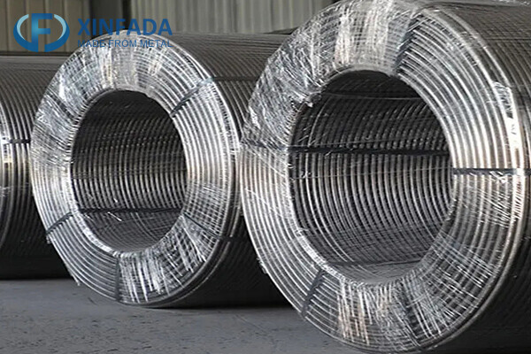 Solid core pure calcium wire