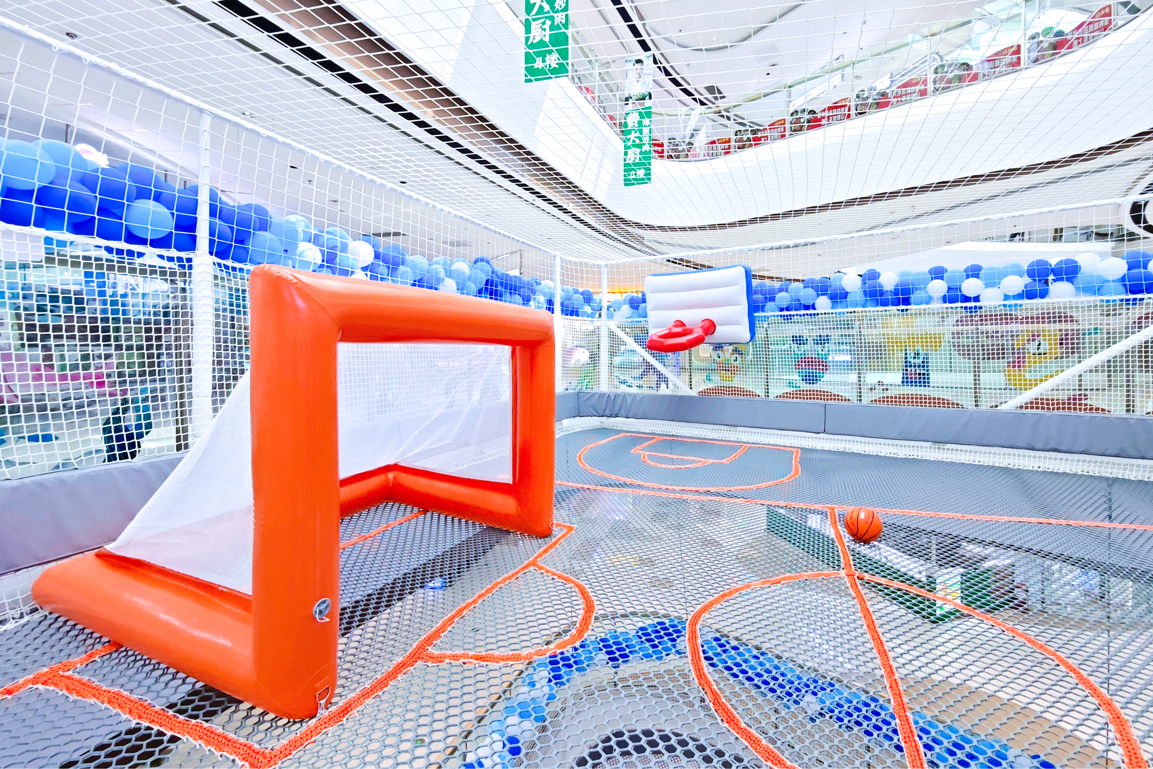 Project Case | Nets Tribe Builds “Aerial Magic Net” to Upgrade Urban Atrium Spaces