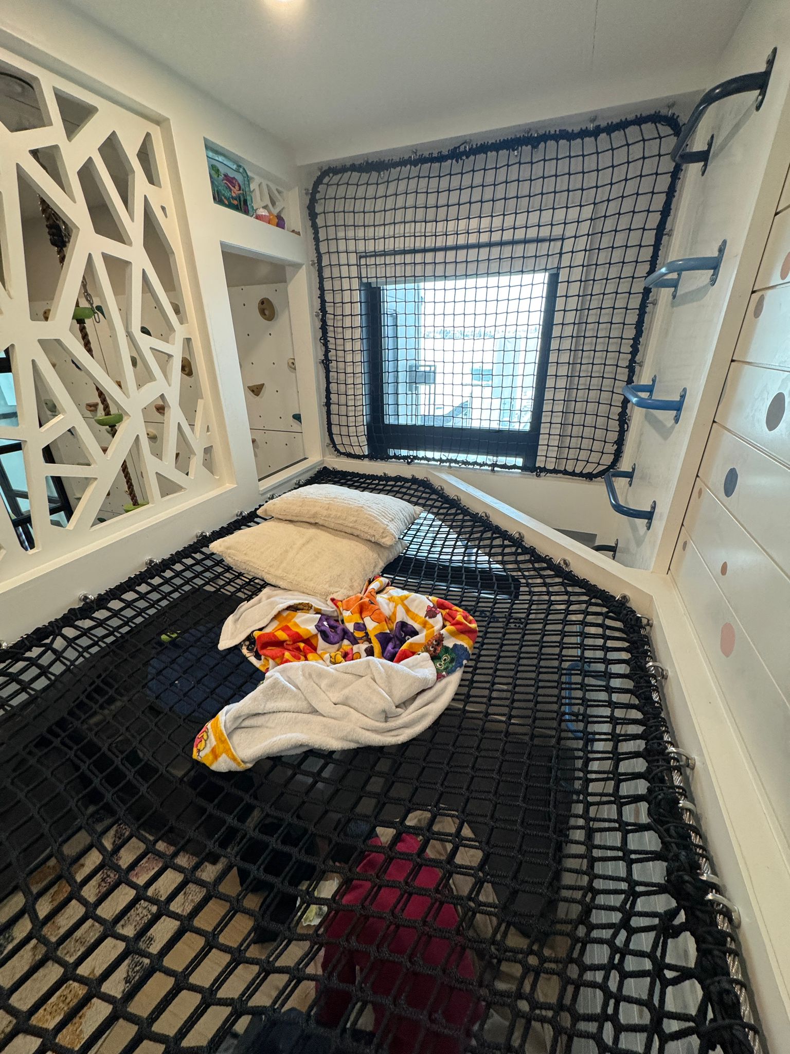 Family Indoor Trampoline Space for Active Home Living