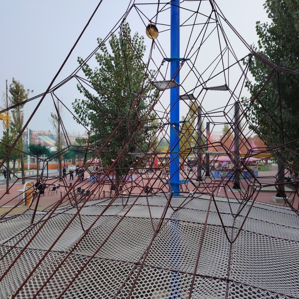 steel-core-composite-rope-net-detail