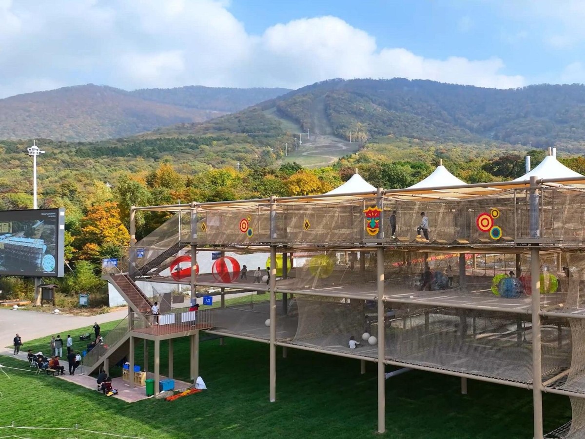 Rope Net Matrix Tower