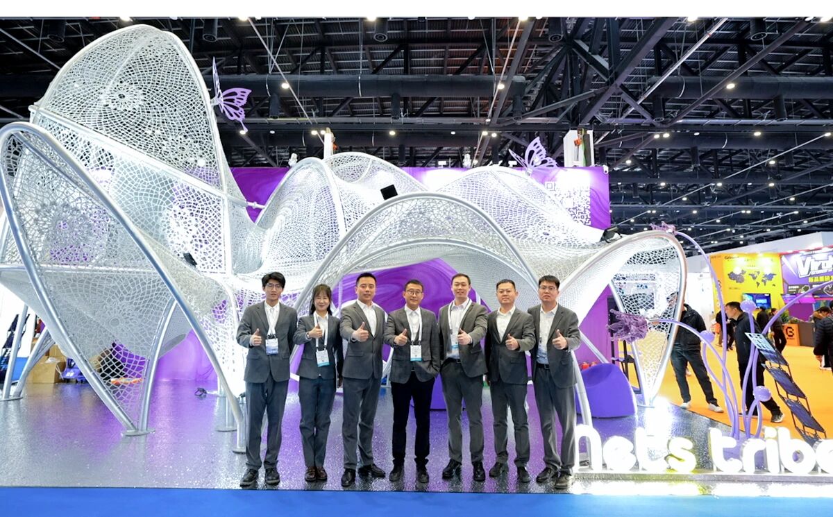 From Cocoon to Butterfly, From Dream to Light | Rope & Net Tribe’s “Shimmering Butterfly Shadows” Makes a Stunning Debut at the 2026 Beijing International Amusement Equipment Expo
