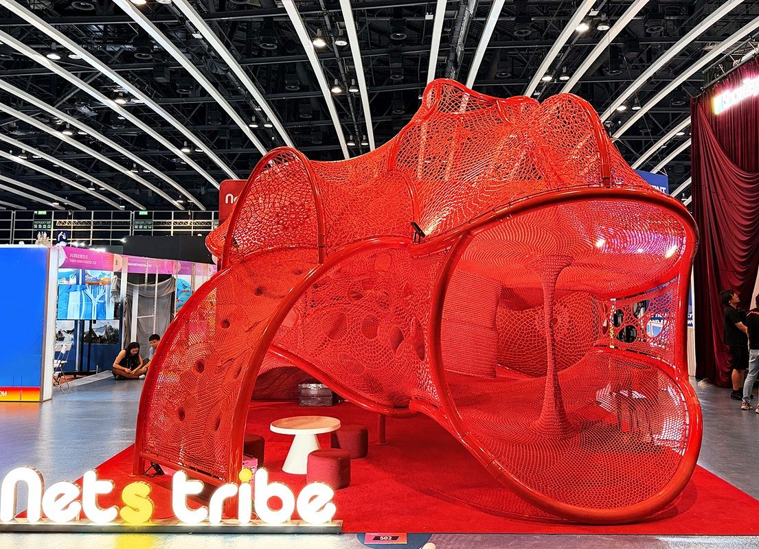 Exhibition Highlights | Creating New Spaces of Creative Aesthetics: Rope & Net Tribe Showcases Its X-Node Product at the IAAPA Asia Tour (Hong Kong)