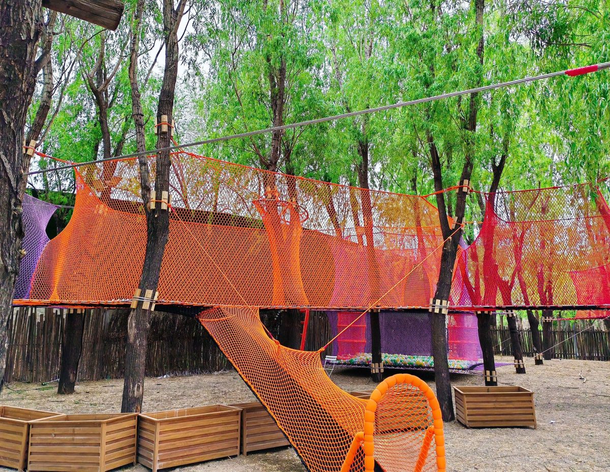 7 Non-Powered Rope Course Case Study | A 600-square-meter forest transformed into a multi-level, immersive rope course adventure park ?