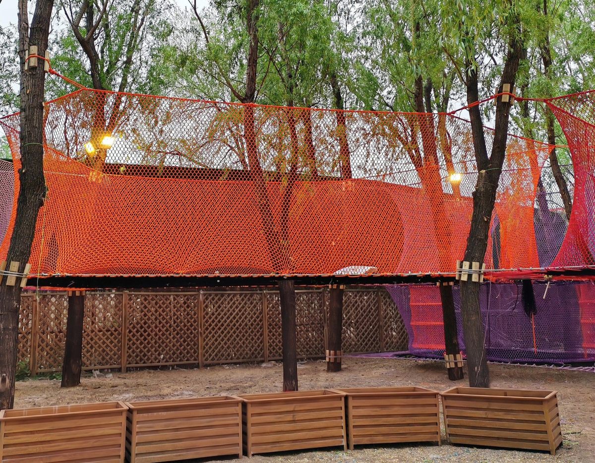 8 Non-Powered Rope Course Case Study | A 600-square-meter forest transformed into a multi-level, immersive rope course adventure park ?
