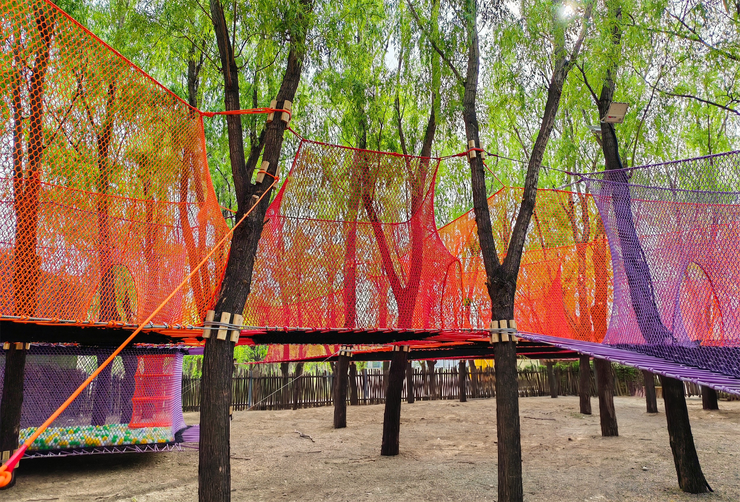 Non-Powered Rope Course Case Study | A 600-square-meter forest transformed into a multi-level, immersive rope course adventure park ?
