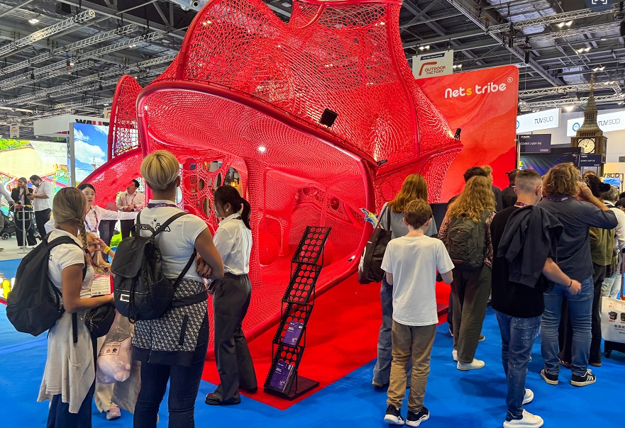 ​Nets Tribe Presents X-Node Rope Net Installation at IAAPA Expo Europe 2026