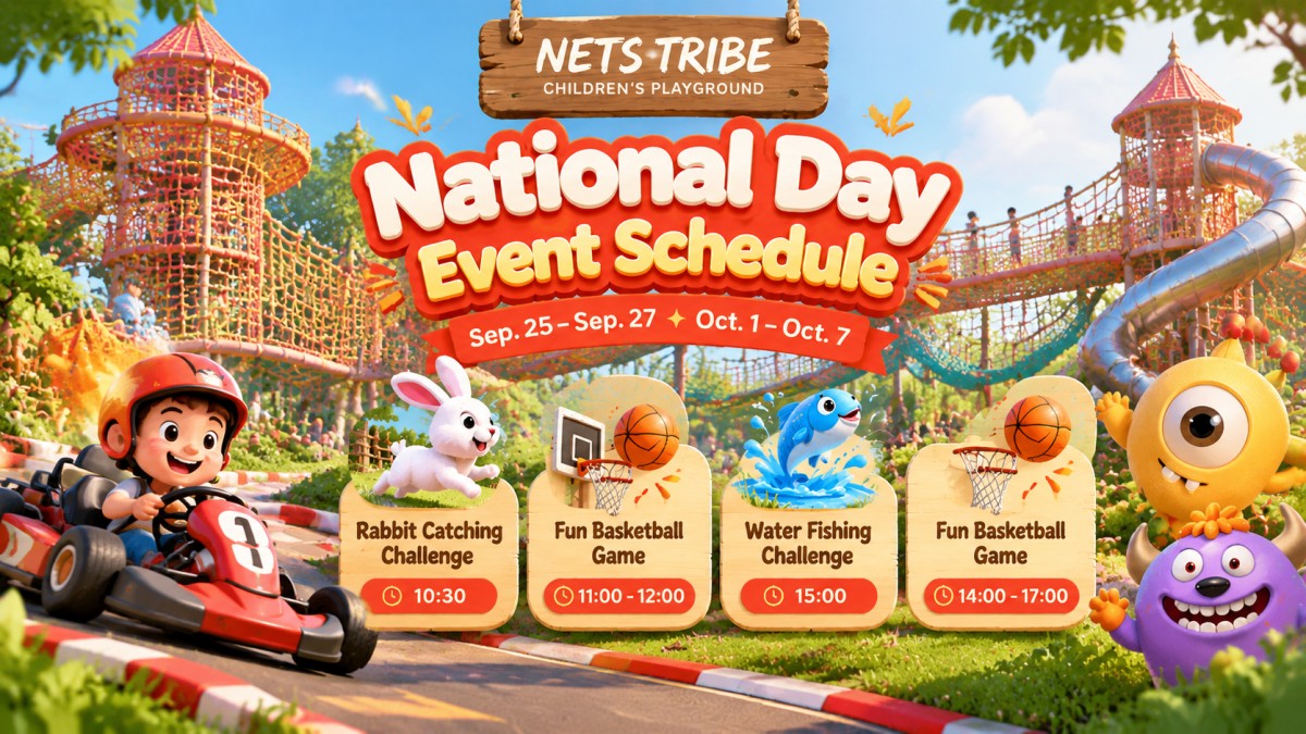 Nets Tribe Invites Families to Experience Its Self-Developed Children’s Playground During Holiday Season