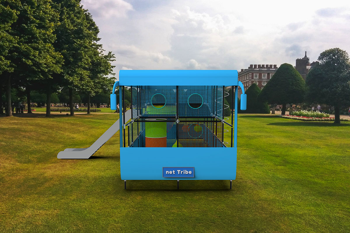 City Buses Trampoline