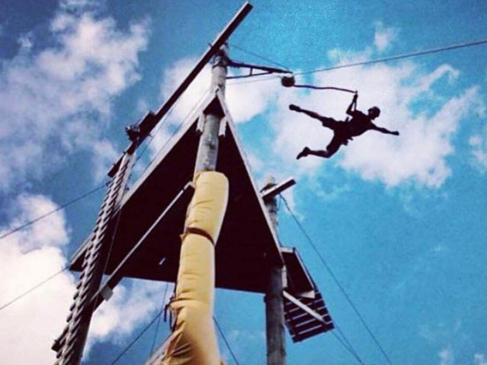 Cordless bungee jumping