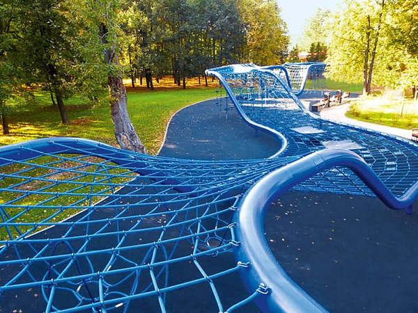 Outdoor climbing playground equipment丨Climbing nets-NetsTribe