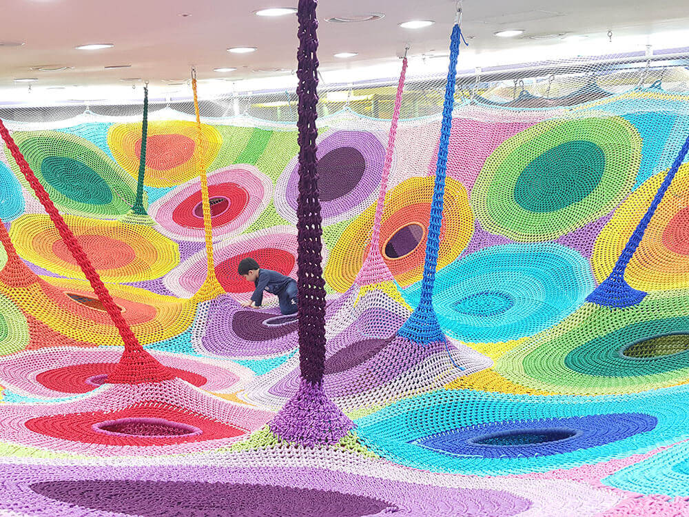 Rainbow Trampoline 