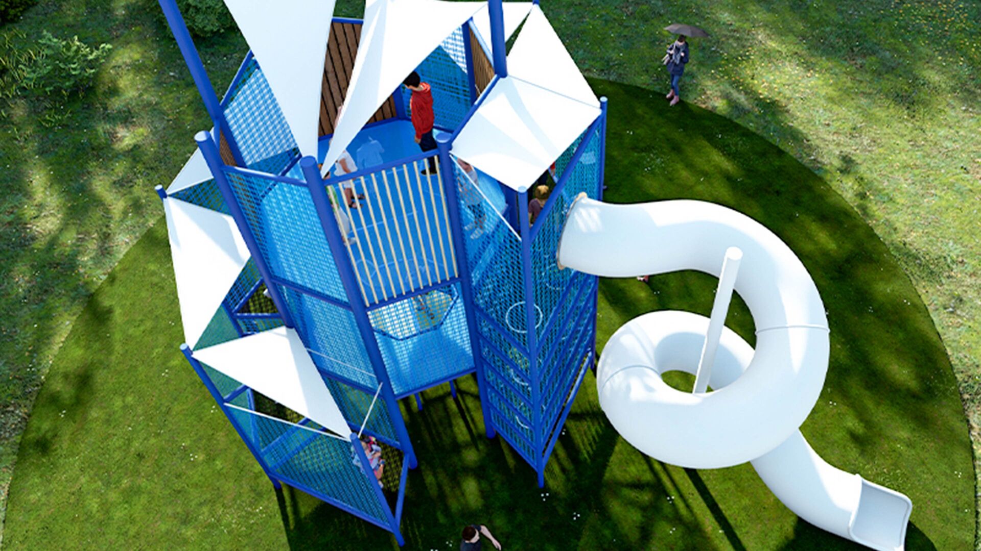 Stereoscopic Trampoline