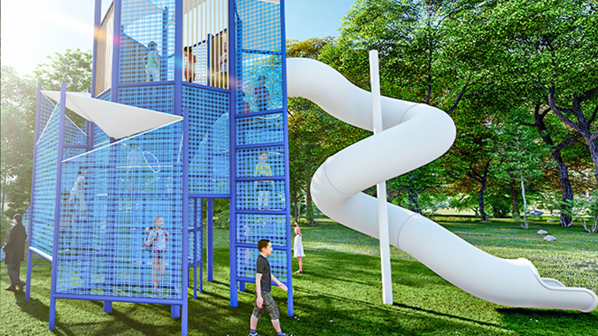 Stereoscopic Trampoline