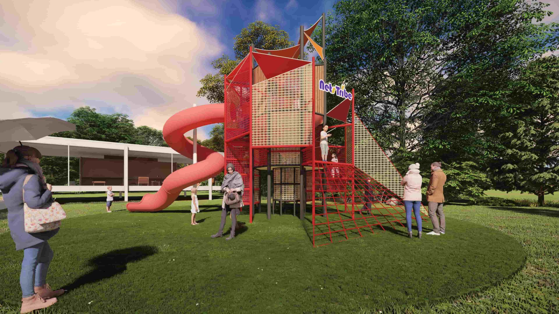 Stereoscopic Trampoline