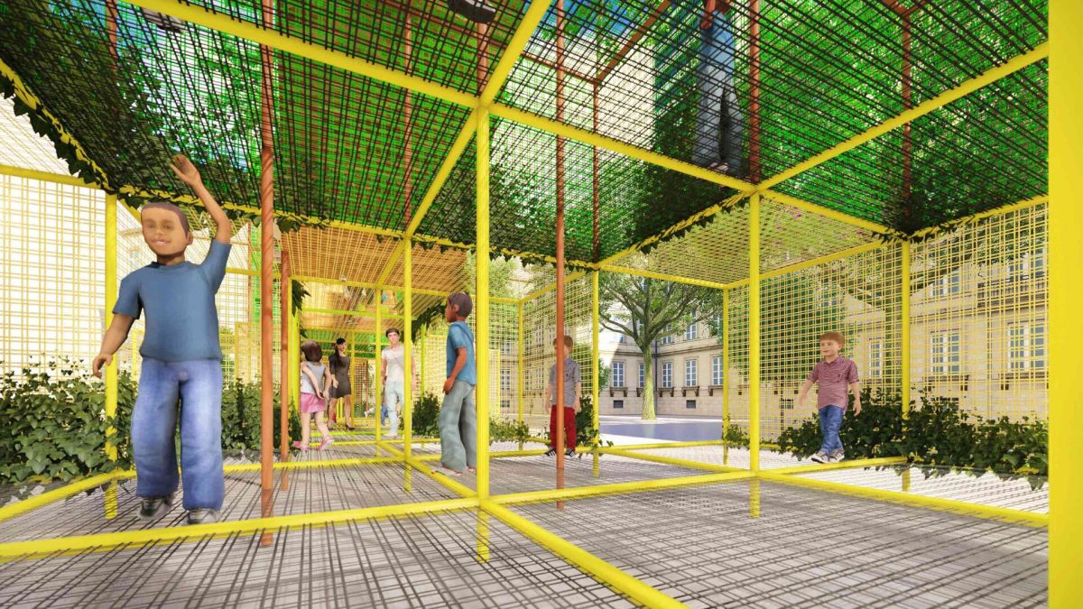 Jungle themed three-dimensional trampoline  (1).jp