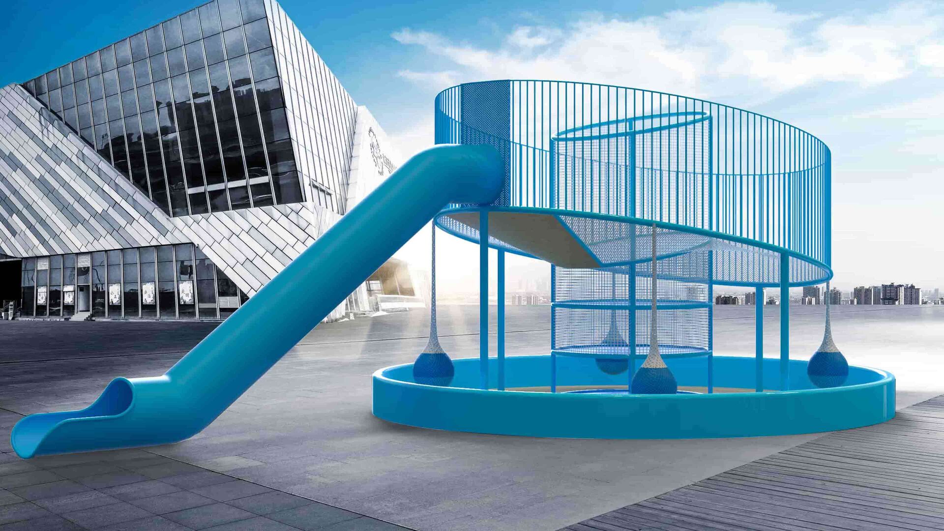 Dislocated space station