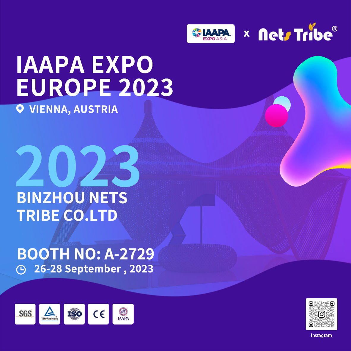 Invitation letter | Netstribe invite you to attend the IAAPA EXPO EUROPE(Austria) from September 26th to 28th