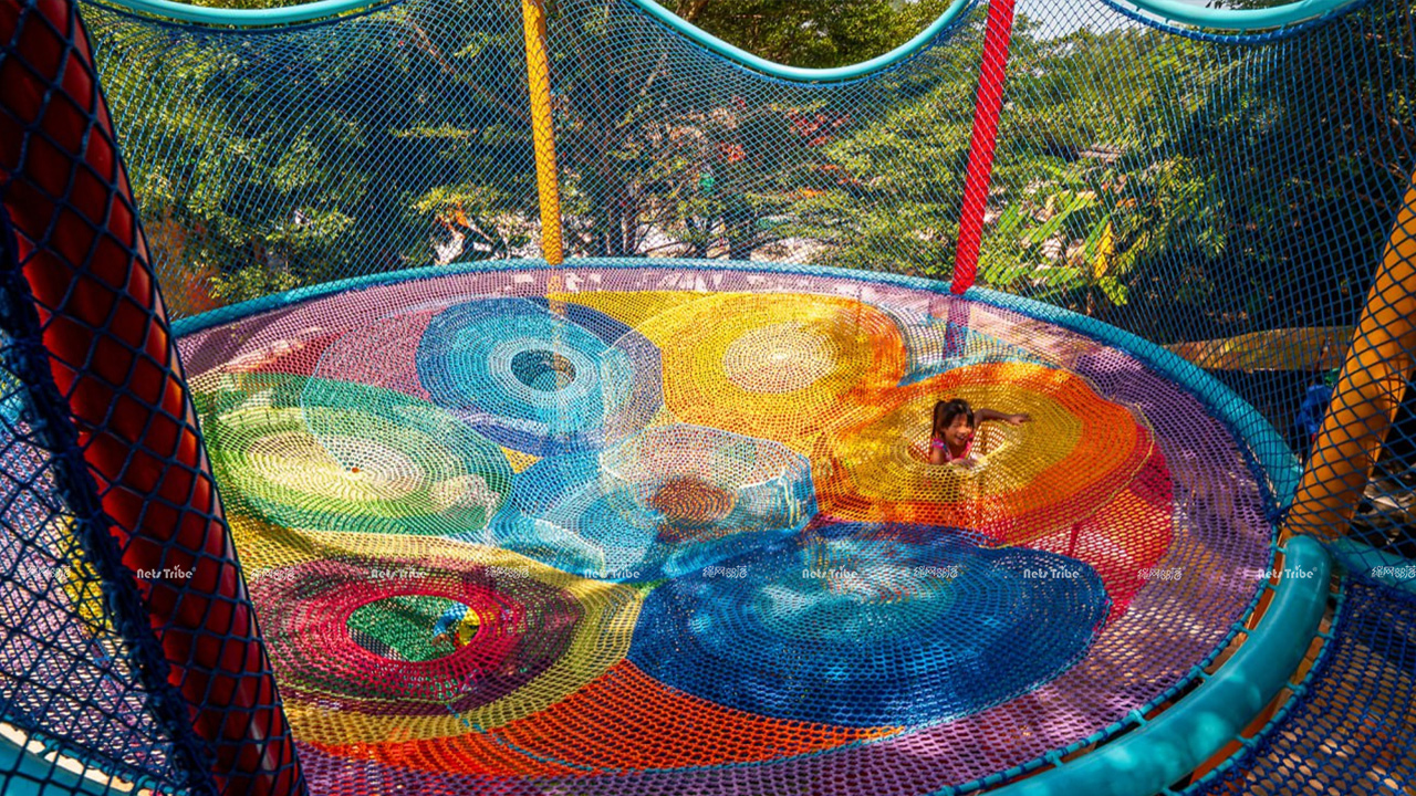 Ramayana Water Park - Comprehensive Rope Network Amusement Equipment