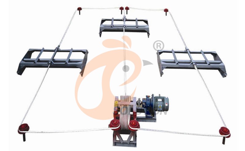 Scraper Manure Cleaning System For Poultry Cage