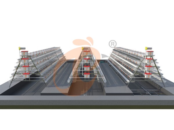 100 - 10,000 Layers A Type Manual Battery Cage