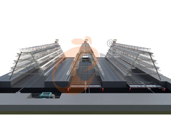 100 - 10,000 Layers A Type Manual Battery Cage