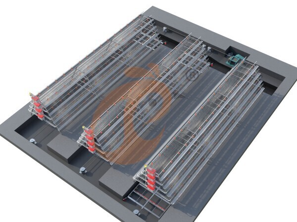 100 - 10,000 Layers A Type Manual Battery Cage
