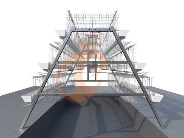 100 - 10,000 Layers A Type Manual Battery Cage