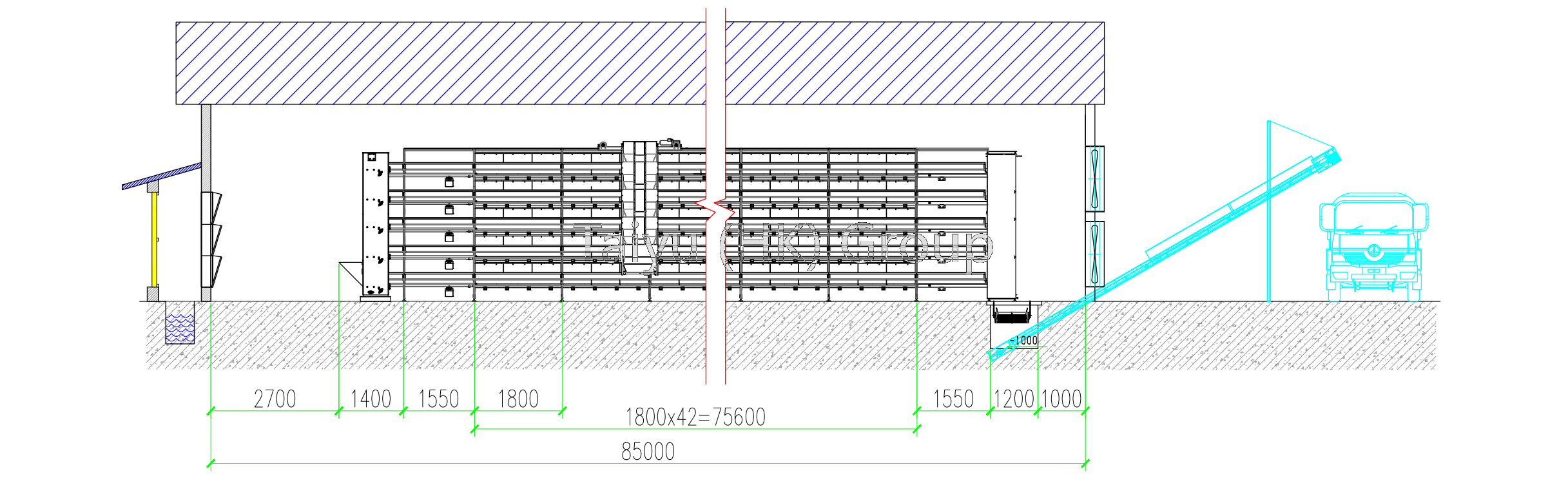 poultry house size and drawing (3)